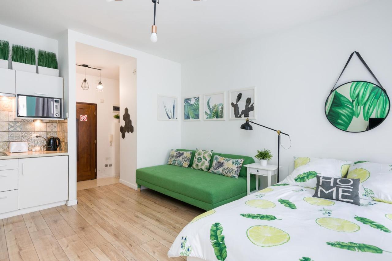 Cozy Modern Studio Green Apartment In Old Town Krasków Εξωτερικό φωτογραφία