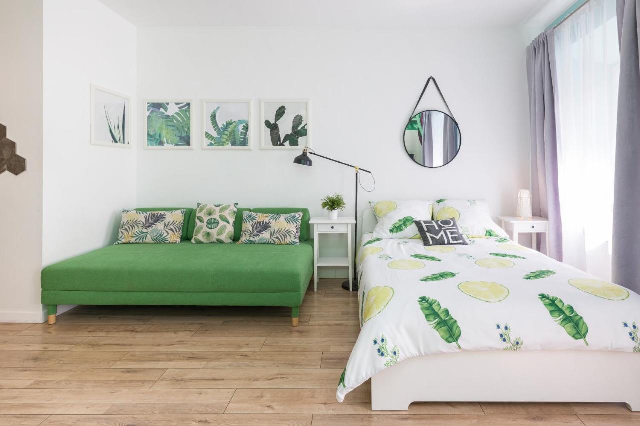 Cozy Modern Studio Green Apartment In Old Town Krasków Εξωτερικό φωτογραφία